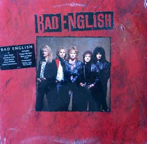 bad english vinyl